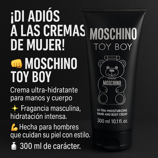 Crema corporal Moschino hombre