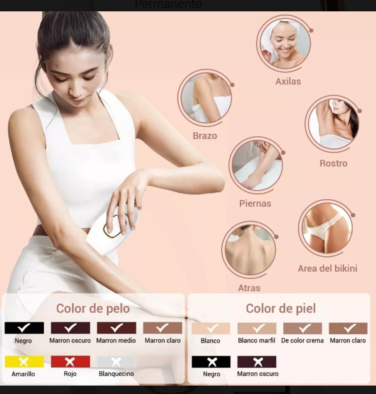 Depiladora laser Ipl Permanente Corporal